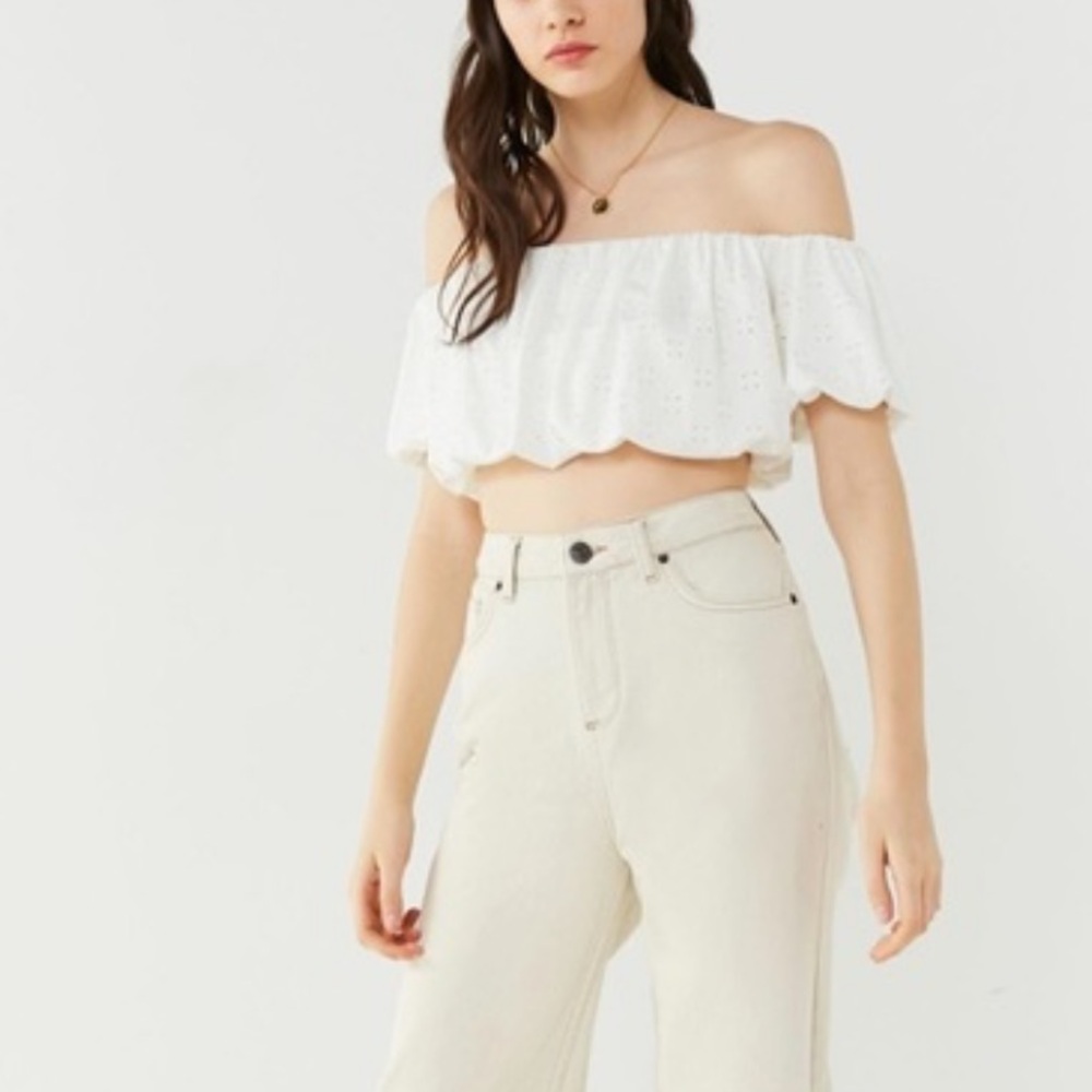 Urban Outfitters Eyelet Top